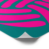 Volleyball Pop Art Poster (Hoek)