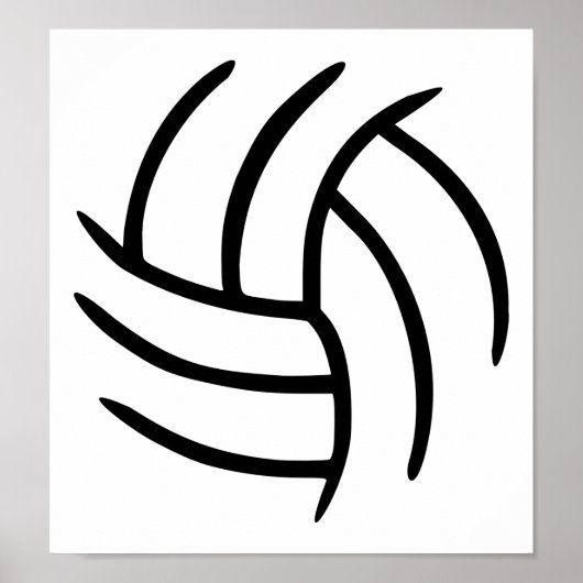 Volleyball Poster (Voorkant)