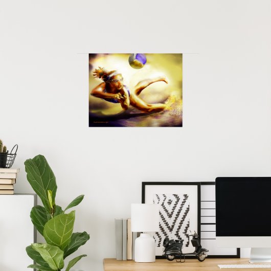 VolleyBall Poster (Thuiskantoor)