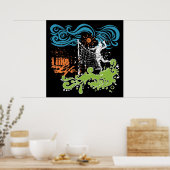 Volleyball Poster: "Ik hou van mijn leven" Poster (Keuken)