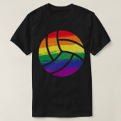 Volleyball Pride vlag 2 T-shirt (Design voorkant)