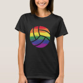 Volleyball Pride vlag T-shirt (Voorkant)
