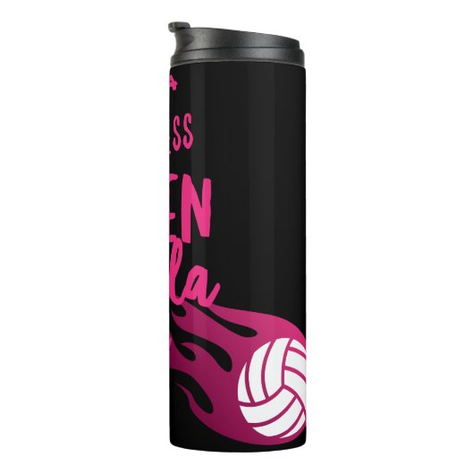 Volleyball Princess Thermal Tumbler Thermosbeker (Geroteerd rechts)