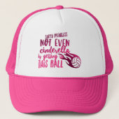 Volleyball Princess Trucker Hat Trucker Pet (Voorkant)