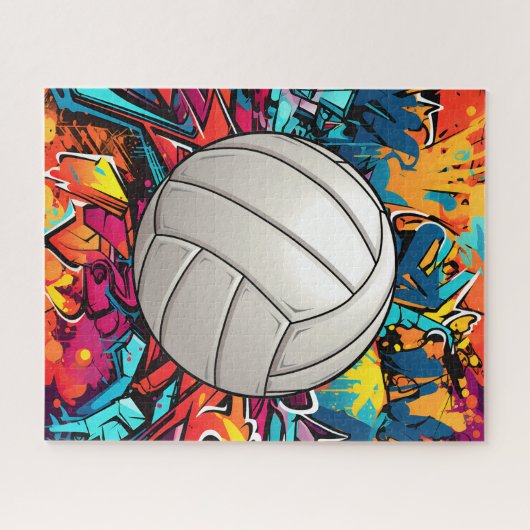 Volleyball Puzzle Legpuzzel (Horizontaal)