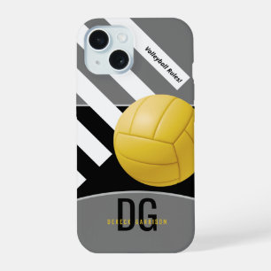 Volleyball Regels Beginletters iPhone 15 Case