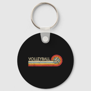 Volleyball Retro Cool Tiener Volwassenen Volleyb Sleutelhanger