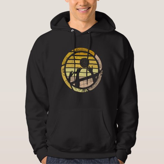 Volleyball Retro Hoodie (Voorkant)