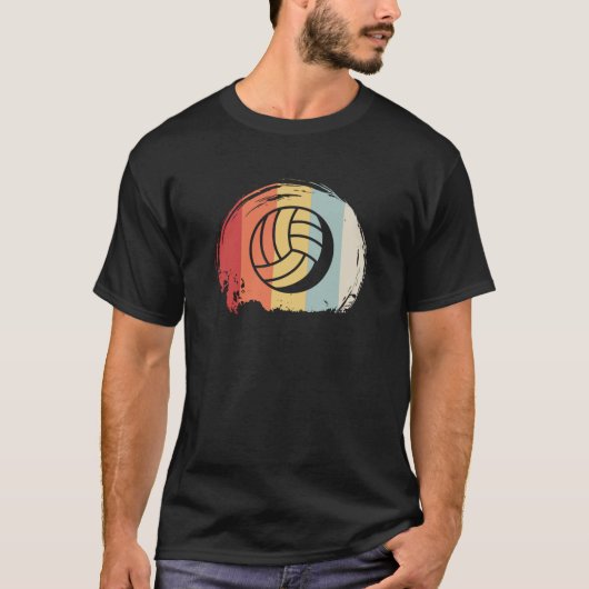 Volleyball Retro T-shirt (Voorkant)