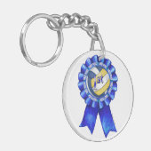 Volleyball Ribbons 1st Sleutelhanger (Voorkant Links)