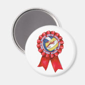 Volleyball Ribbons 2de Magneet (Voorkant / Achterkant)