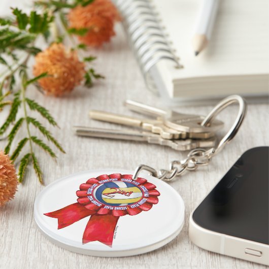 Volleyball Ribbons 2de Sleutelhanger (Voorkant Rechts)