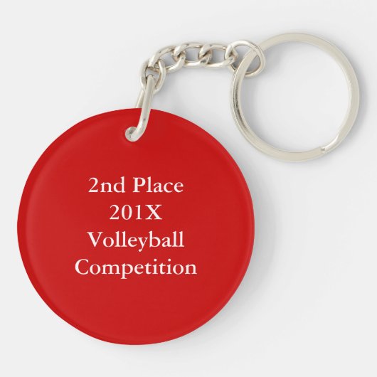 Volleyball Ribbons 2de Sleutelhanger (Achterkant)
