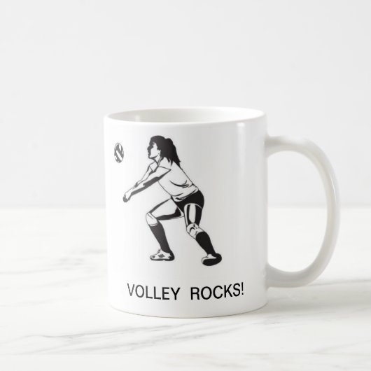 VOLLEYBALL ROCKS! KoffieMok (Rechts)