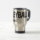 Volleyball Rocks Reisbeker (Voorkant rechts)