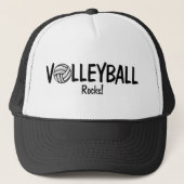 Volleyball Rocks Trucker Pet (Voorkant)