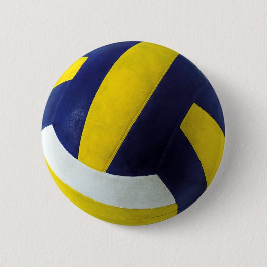 VOLLEYBALL RONDE BUTTON 5,7 CM (Voorkant)