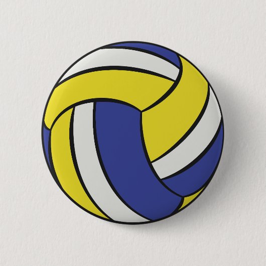 Volleyball Ronde Button 5,7 Cm (Voorkant)