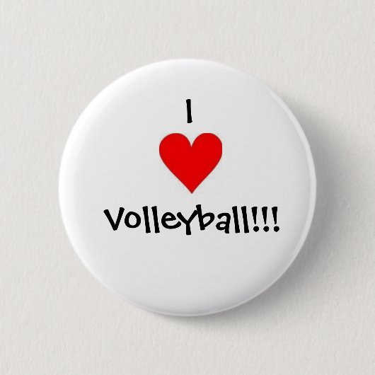 Volleyball Ronde Button 5,7 Cm (Voorkant)