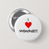 Volleyball Ronde Button 5,7 Cm (Voorkant /achterkant)