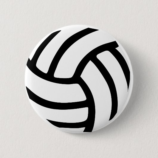 Volleyball Ronde Button 5,7 Cm (Voorkant)