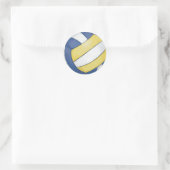 Volleyball Ronde Sticker (Tas)