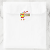 Volleyball Ronde Sticker (Tas)