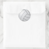 Volleyball Ronde Sticker (Tas)