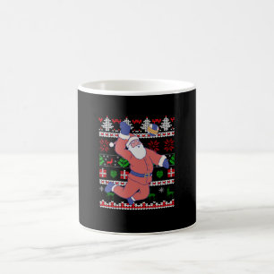 Volleyball Santa Claus Ugly Kerstmis Koffiemok