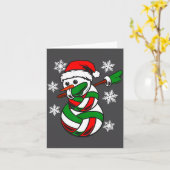 Volleyball Santa Hat Snowman Xmas Funny Volleyball Kaart (Gele Bloem)