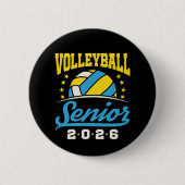 Volleyball Senior 2026  Ronde Button 5,7 Cm (Voorkant)