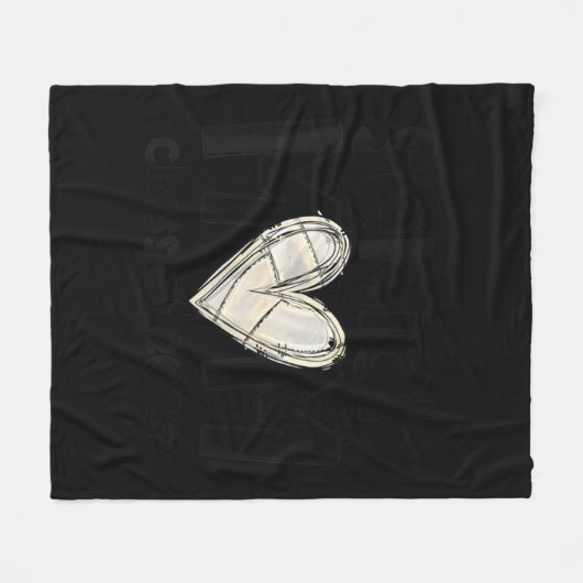 Volleyball Senior Mom Volleyball Mom Graduation A Fleece Deken (Voorkant (Horizontaal))