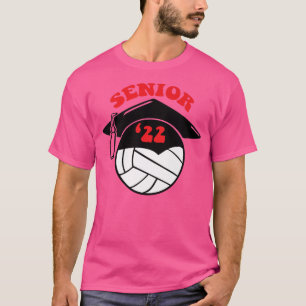 Volleyball Senior Night Graduation Cap1353 T-shirt