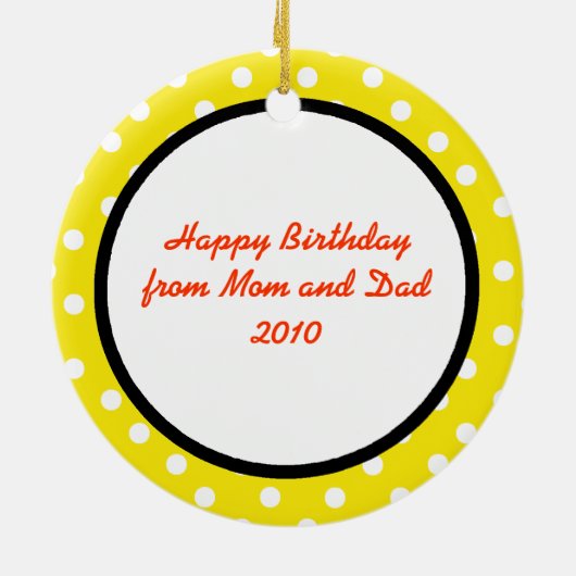 Volleyball Setter Ornament Personaliseren (Achterkant)