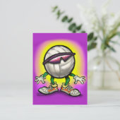 Volleyball Shades Briefkaart (Staand voorkant)