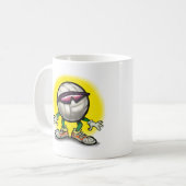 Volleyball Shades Koffiemok (Voorkant links)