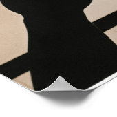 Volleyball Silhouette 2 Poster (Hoek)