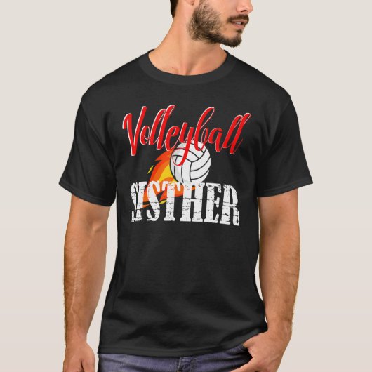 Volleyball Sister Volleyball   T-shirt (Voorkant)