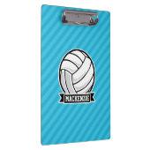 Volleyball; Sky Blue Stripes Klembord (Rechts)