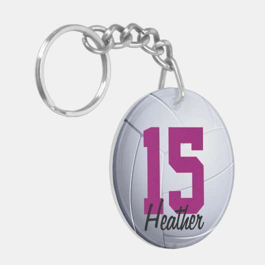 Volleyball Sleutelhanger (Voorkant Links)