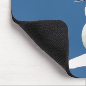 Volleyball Snowman Muismat (Hoek)