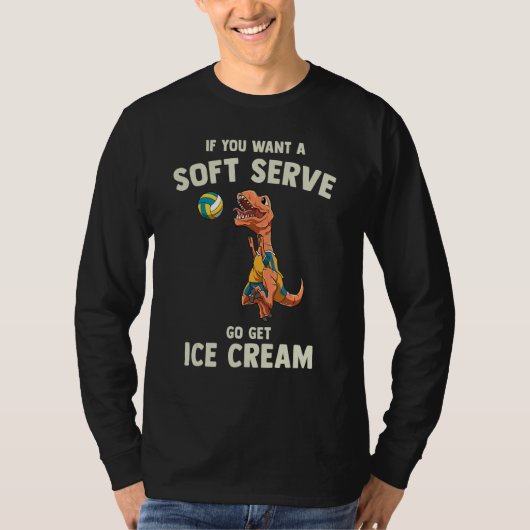 Volleyball Soft Serve     Rex Volleyball T-shirt (Voorkant)