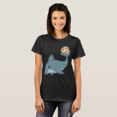 Volleyball-speler Dolphin Volleyball T-shirt (Voorkant volledig)