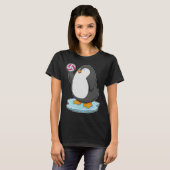 Volleyball-speler Penguin Volleyball T-shirt (Voorkant volledig)