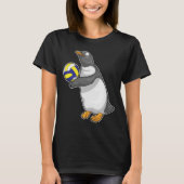 Volleyball-speler Penguin Volleyball T-shirt (Voorkant)
