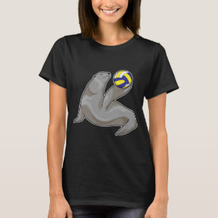 Volleyball-speler voor zegels t-shirt