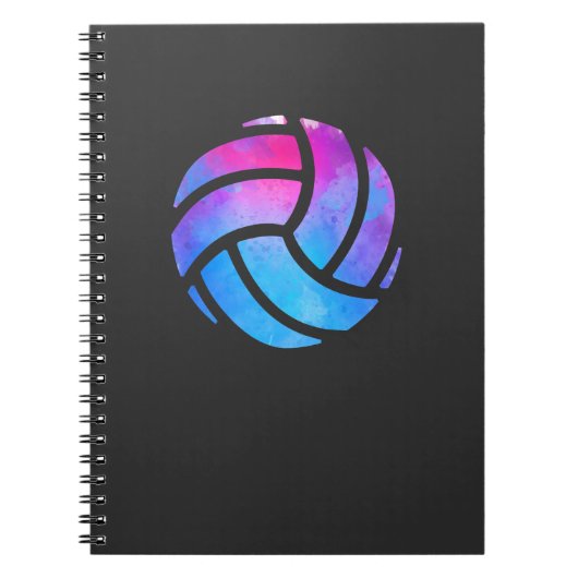 Volleyball Sport Fitness Gift Notitieboek (Voorkant)