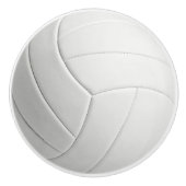 Volleyball Sportkeramische knop (Voorkant)