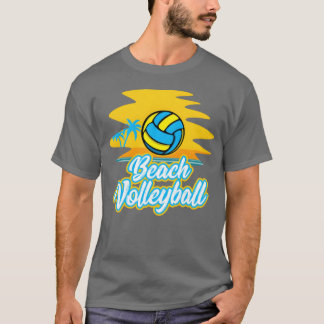 Volleyball sportliefhebber Beachvolleyballspeler v T-shirt