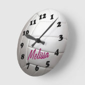 Volleyball Sports Ball With Name Ronde Klok (Hoek)